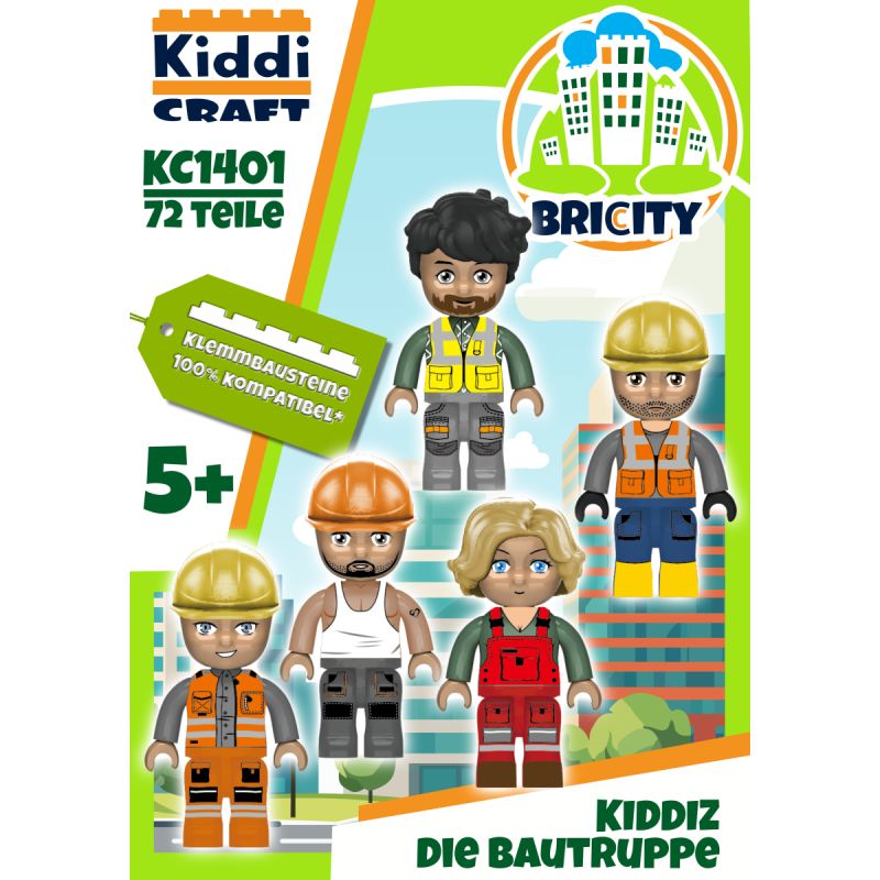 Kiddicraft Figuren-Pack Bautru ppe