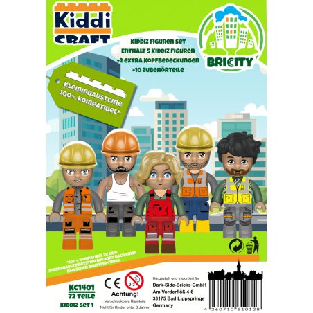 Kiddicraft Figuren-Pack Bautru ppe