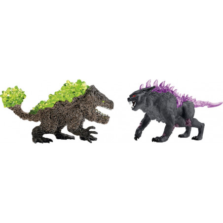 schleich®  ELDRADOR CREATURES 70827 Schattenluchs vs. Felsbrecher