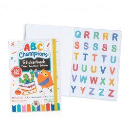 ABC CHAMPIONS Stickerbücher 220-teilig Erstklassiger Stickerspaß für Deine Schulsachen!