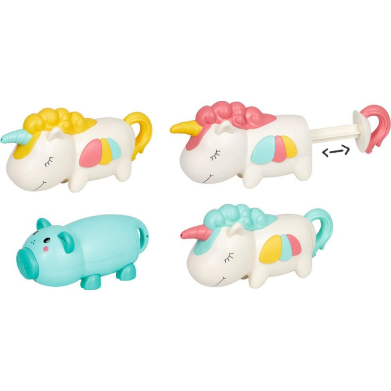 Wassershooter Einhorn & Schwein - Sp Sommerkinder, sortiert (1 Stück)