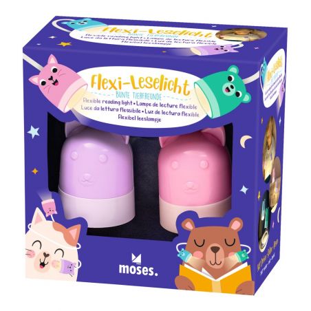 Flexi-Leselicht Bunte Tierfre