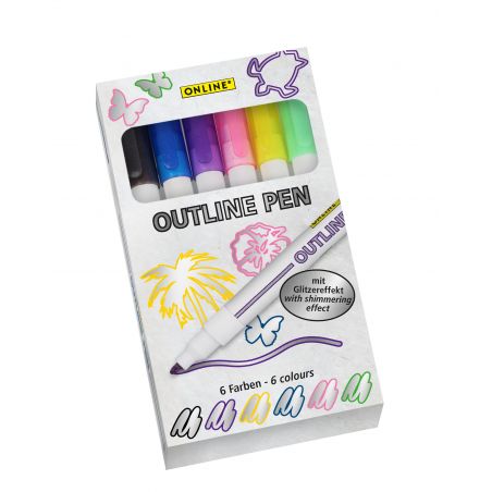 Outline Marker 6er Set Outline Marker 6er Set