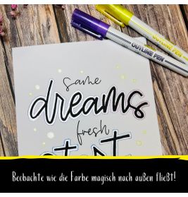 Outline Marker 6er Set