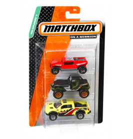 Mattel C3713 Matchbox Die-Cast 3-Pack, sortiert (1 Stück)