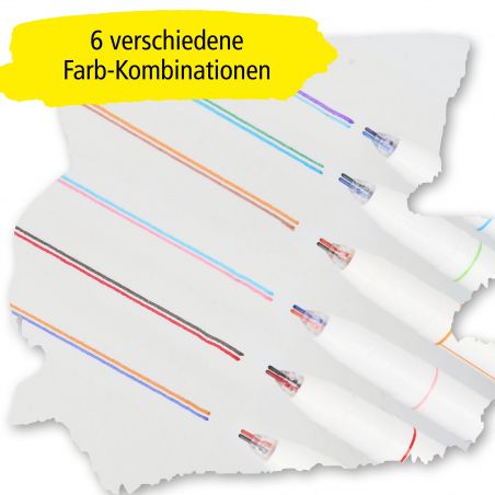 2 Lines Pen 6er Set