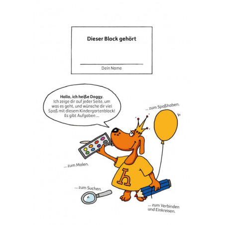 Kindergartenblock ab 3 Jahre - Jetzt bin ich groß!