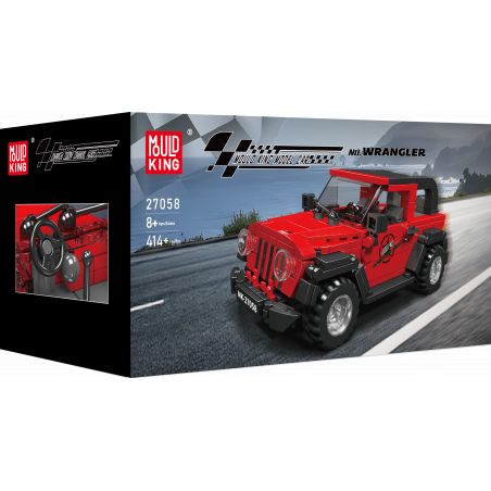 Mould King 27058 Wrangler Offroader inkl. Showcase