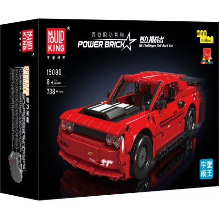 Mould King Power Brick Sportwagen Bauset, 738 Teile, geeignet für Kinder ab 8 Jahren.