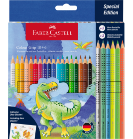 Colour Grip dinosaurus 18+6