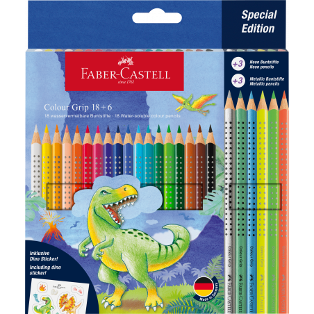 Colour Grip dinosaurus 18+6