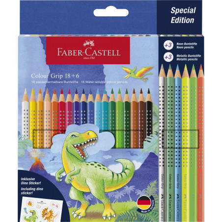 Colour Grip dinosaurus 18+6