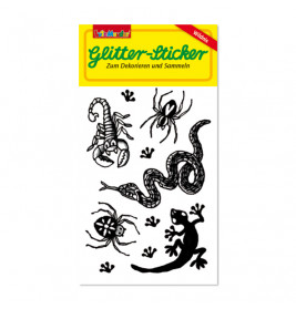 Glitter-Sticker Wildnis