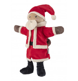 Handpuppe Weihnachtsmann rot