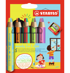 Aquarellbuntstift woody 3 in 1 duo