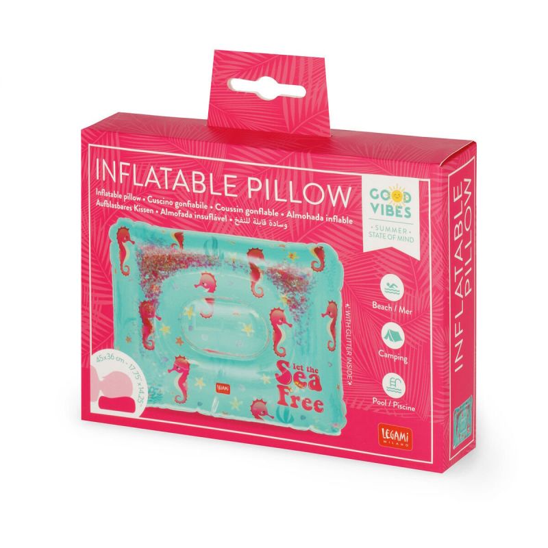 Inflatable Pillow - Seahorse