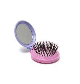 Hairbrush with mirror violet unicorn