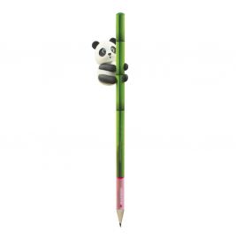 Pencil with eraser Panda magic rainbow