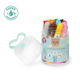 Set of 12 Markers Teddy Friend s