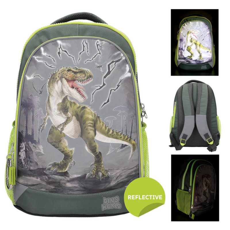 Dino World Schulrucksack REFLECTOR