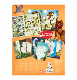 Dino World Number Sticker