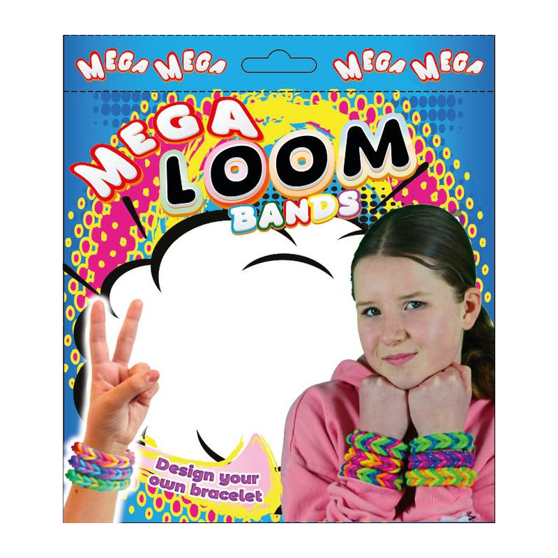 Mega Loom Bands im Display