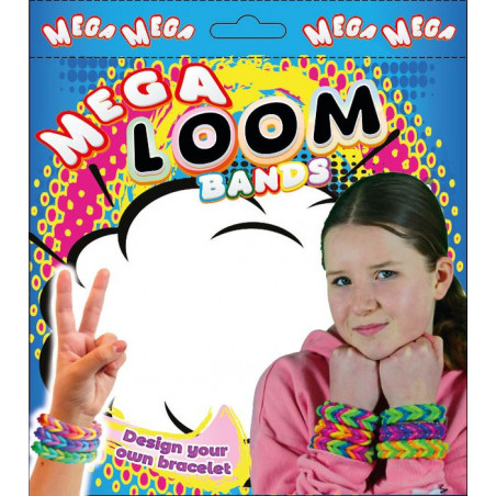 Mega Loom Bands im Display