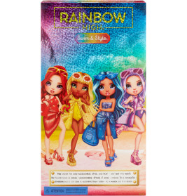 Rainbow High Swim & Style  Fashion Doll- Skyler (Blue)