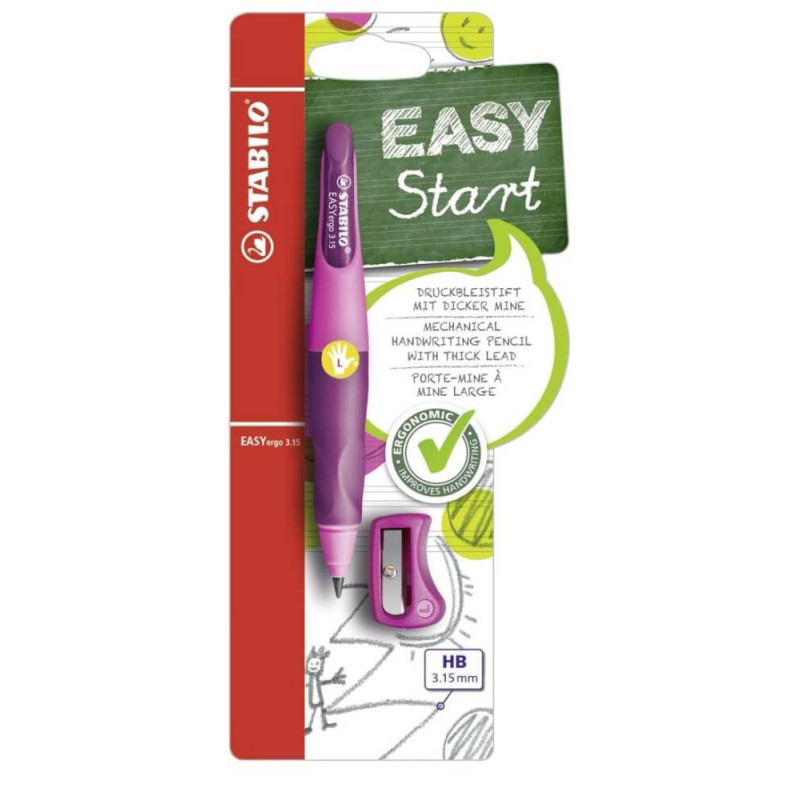 Ergonomic mechanical pencil STABILO® EASYergo 3.15Ergonomischer Druckbleistift zum Schreibenlernen S