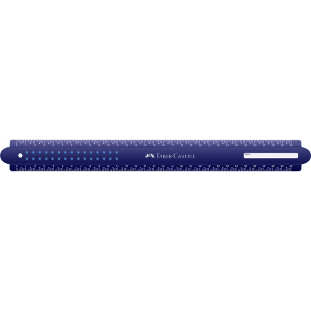 Lineal 30 cm Dots bruchsicher