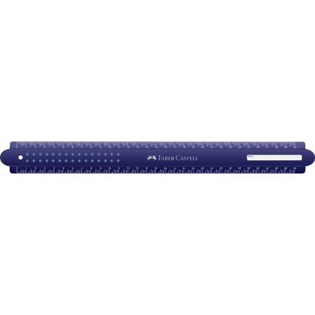 Lineal 30 cm Dots bruchsicher