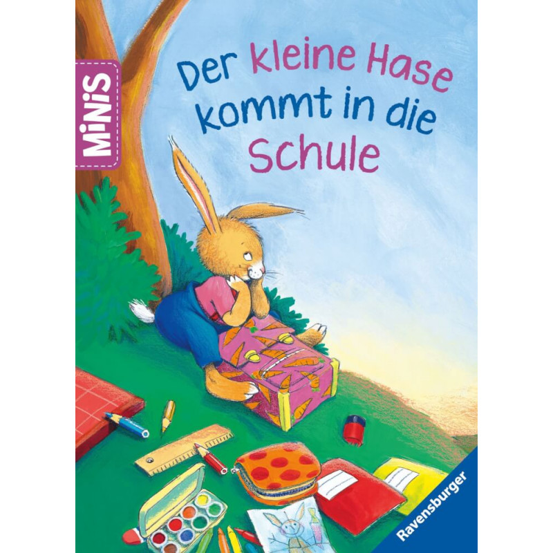 Ravensburger 46053 Ravensburger Minis: Der kleine Hase kommt in die Schule RV Minis