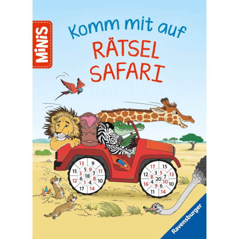 Ravensburger 46056 Ravensburger Minis: Komm mit auf Rätsel-Safari RV Minis