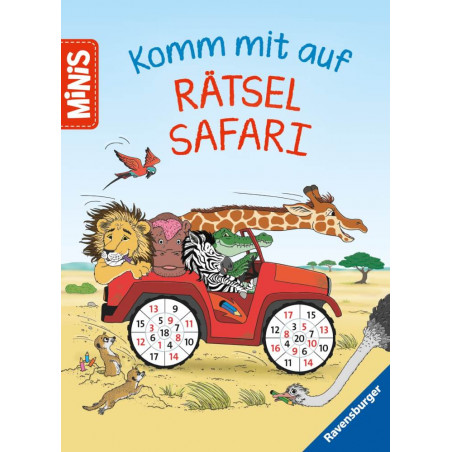 Ravensburger 46056 Ravensburger Minis: Komm mit auf Rätsel-Safari RV Minis