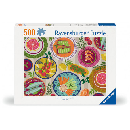 Ravensburger 12000776 Puzzle Leckeres Picknick 500 Teile