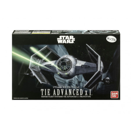 BANDAI TIE Advanced , Bandai Modellbausatz zum Zusammenstecken Star War