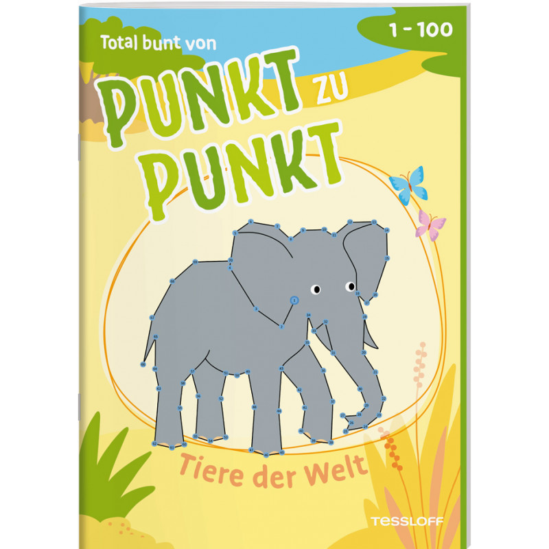 Total bunt von Punkt zu Punkt