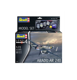 Model Set Arado Ar 240 , Revell Modellbausatz mit Basiszubehör