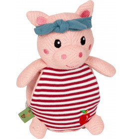 Kuscheltier mit Schnuffeltuch Schwein - Little Wonder