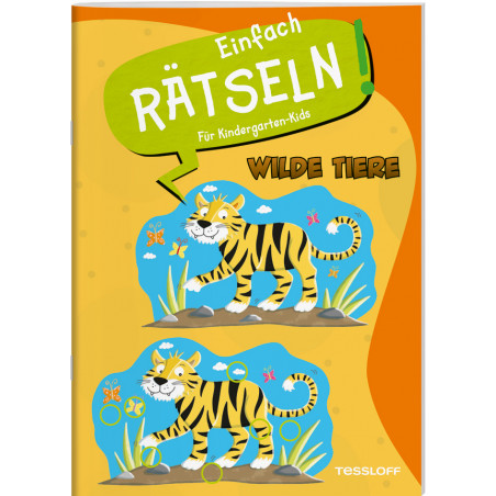 Einfach raätseln! Für Kinder Wilde Tiere