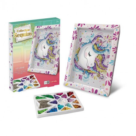 Collection sequins - Paillettenkunst Einhorn - 20324