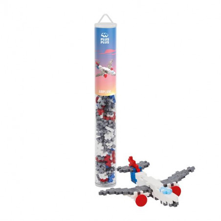 Plus-plus - 100 Kreativ Bausteine Flugzeug - 4284