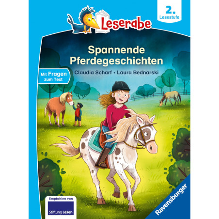 Ravensburger 46329 Leserabe - 2. Lesestufe: Spannende Pferdegeschichten Erstlesetitel