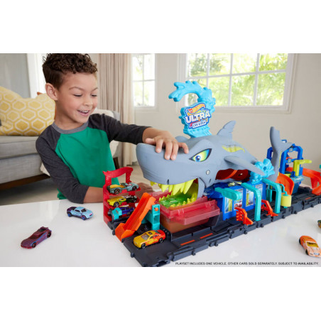 Hot Wheels City Ultimative Hai Auto-Waschanlage