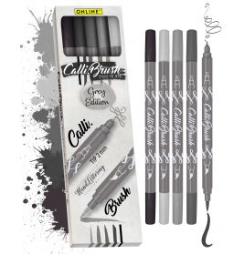 Calli.Brush 5er Set Grey