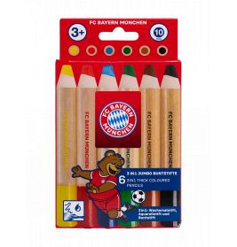 Fc Bayern Jumbo Buntstifte 3in 1....6er Set