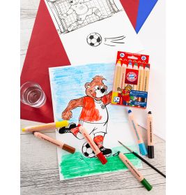 Fc Bayern Jumbo Buntstifte 3in 1....6er Set