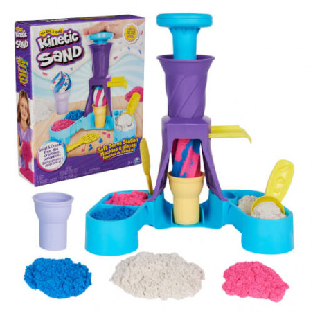 Kinetic Sand- Soft Serve Ice Cream Station