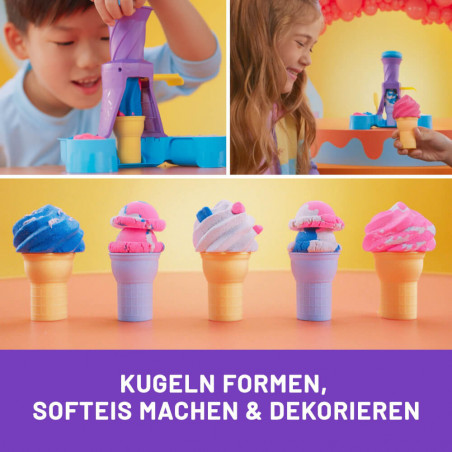 Kinetic Sand- Soft Serve Ice Cream Station