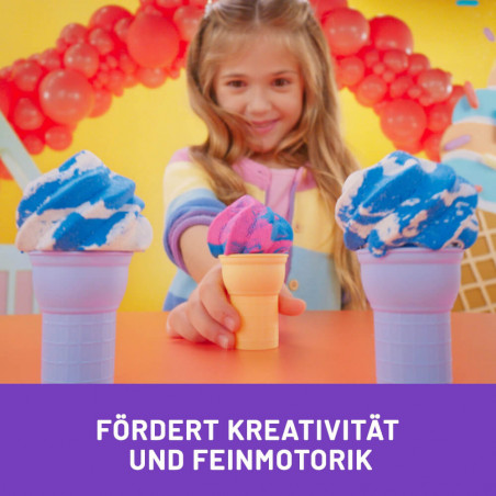 Kinetic Sand- Soft Serve Ice Cream Station